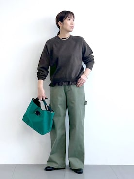 「アイテム（その他小物）」を使った、あべさん（レディース・159cm）の冬コーディネート