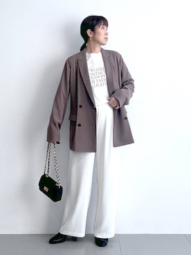 「アイテム（ピアス（両耳用））」を使った、あべさん（レディース・159cm・40代）の冬コーディネート