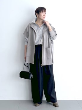 「アイテム（財布/小物）」を使った、あべさん（レディース・159cm・40代）の秋コーディネート