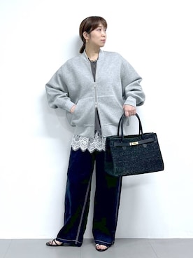 「COTTO（コトゥー）のアイテム」を使った、あべさん（レディース・159cm）の春コーディネート