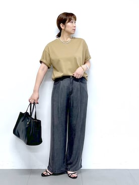 あべさん（レディース・159cm）の夏コーディネート