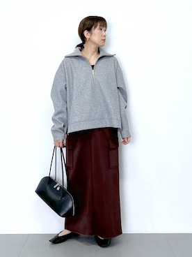 「Mazell（マゼル）のアイテム」を使った、あべさん（骨格ナチュラル・レディース・159cm）の秋コーディネート