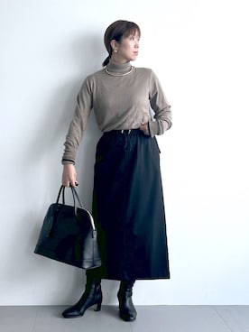 あべさん（レディース・159cm・40代）の秋コーディネート
