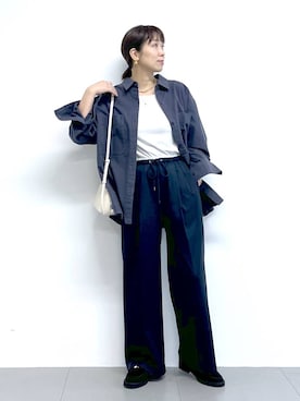 「アイテム（その他小物）」を使った、あべさん（レディース・159cm）の秋コーディネート