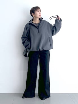 「アイテム（サングラス）」を使った、あべさん（レディース・159cm）の秋コーディネート