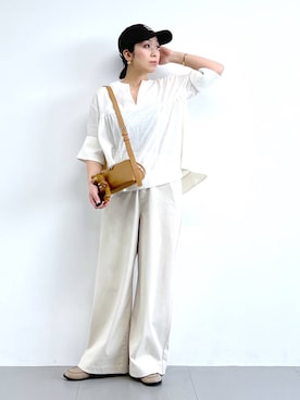 あべさん（レディース・159cm）の冬コーディネート