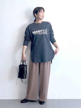 「アイテム（その他小物）」を使った、あべさん（レディース・159cm）の冬コーディネート