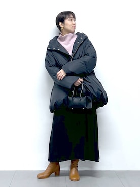 「アイテム（その他小物）」を使った、あべさん（レディース・159cm）の秋コーディネート