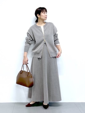 「アイテム（その他小物）」を使った、あべさん（レディース・159cm）の秋コーディネート