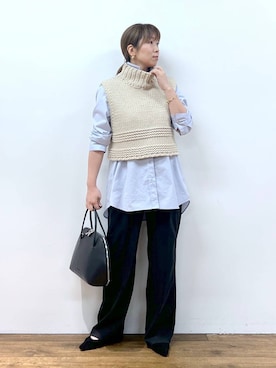 「アイテム（トップス）」を使った、あべさん（レディース・159cm・40代）の夏コーディネート