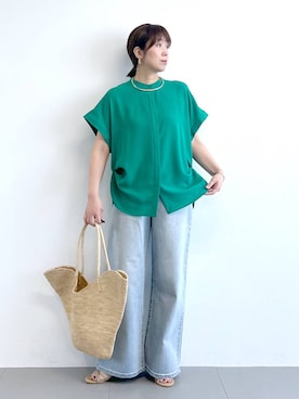 「BARNYARDSTORM（バンヤードストーム）のアイテム（トップス）」を使った、あべさん（レディース・159cm）の春コーディネート