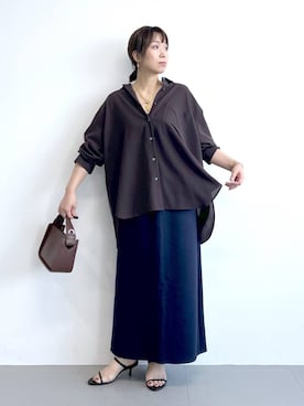 「アイテム（スカート）」を使った、あべさん（レディース・159cm・40代）の夏コーディネート