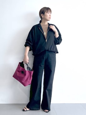 「アイテム（ニット/セーター）」を使った、あべさん（レディース・159cm・40代）の秋コーディネート