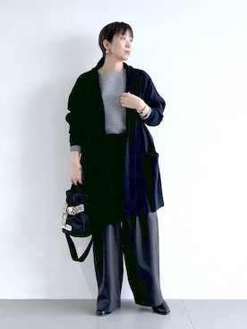 「アイテム（その他小物）」を使った、あべさん（レディース・159cm）の秋コーディネート