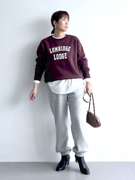 「アイテム（その他小物）」を使った、あべさん（レディース・159cm）の秋コーディネート