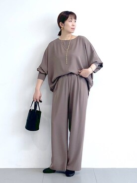 「アイテム（その他小物）」を使った、あべさん（レディース・159cm）の冬コーディネート