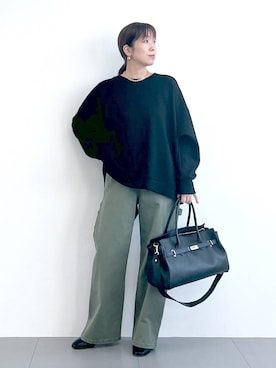 「アイテム（その他小物）」を使った、あべさん（レディース・159cm）の冬コーディネート