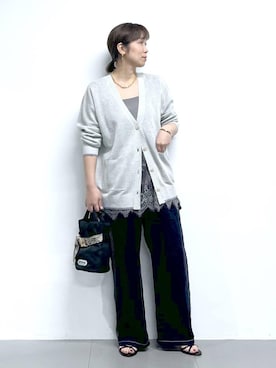 「BARNYARDSTORM（バンヤードストーム）のBARNYARDSTORM / メタルバングル（バングル/リストバンド、その他）」を使った、あべさん（レディース・159cm）の春コーディネート