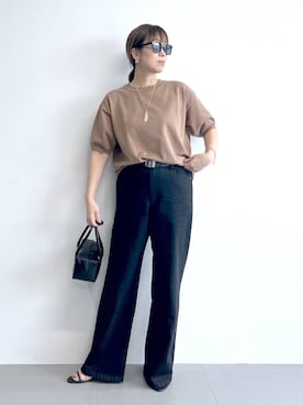 「アイテム（ピアス（両耳用））」を使った、あべさん（レディース・159cm・40代）の夏コーディネート