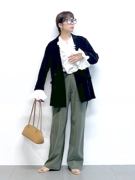 あべさん（レディース・159cm）の冬コーディネート