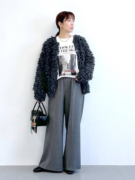 「アイテム（その他小物）」を使った、あべさん（レディース・159cm）の冬コーディネート