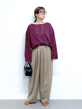 「アイテム（パンツ）」を使った、あべさん（レディース・159cm・40代）の夏コーディネート