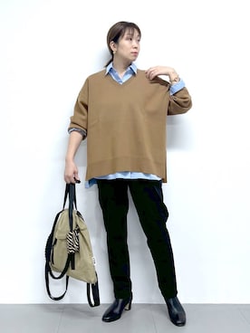 「アイテム（パンツ）」を使った、あべさん（レディース・159cm・40代）の夏コーディネート