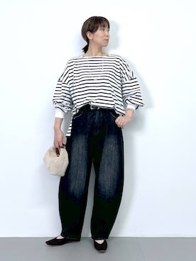 「Mazell（マゼル）のアイテム」を使った、あべさん（骨格ナチュラル・レディース・159cm）の夏コーディネート