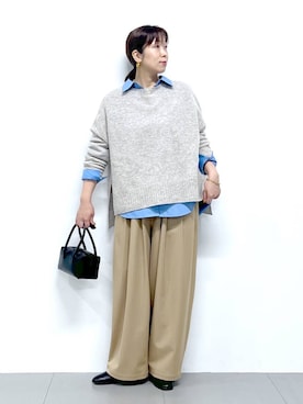 「アイテム（その他小物）」を使った、あべさん（レディース・159cm）の冬コーディネート