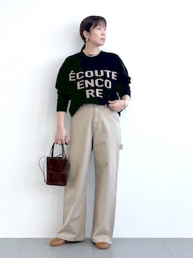 「アイテム（その他小物）」を使った、あべさん（レディース・159cm）の冬コーディネート