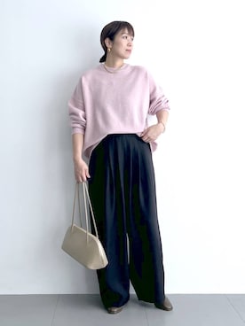 「アイテム（財布/小物）」を使った、あべさん（レディース・159cm・40代）の秋コーディネート