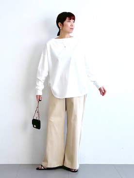 あべさん（レディース・159cm）の春コーディネート