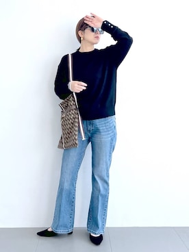 「アイテム（サングラス）」を使った、あべさん（レディース・159cm・40代）の秋コーディネート