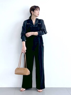 「アイテム（財布/小物）」を使った、あべさん（レディース・159cm）の冬コーディネート