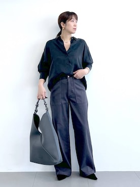 あべさん（レディース・159cm）の冬コーディネート