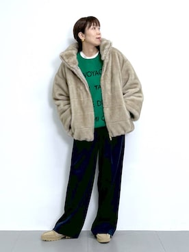 「アイテム（シューズ）」を使った、あべさん（レディース・159cm・40代）の秋コーディネート