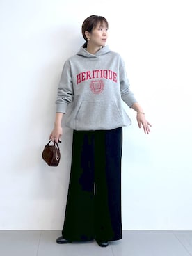 「アイテム（アクセサリー）」を使った、あべさん（レディース・159cm・40代）の秋コーディネート