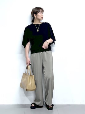 「Beau're（ヴュレ）のアイテム」を使った、あべさん（レディース・159cm）の春コーディネート
