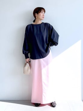 「Mazell（マゼル）のアイテム」を使った、あべさん（骨格ナチュラル・レディース・159cm）の夏コーディネート