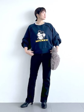 「アイテム（その他小物）」を使った、あべさん（レディース・159cm）の秋コーディネート