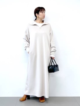 「アイテム（その他小物）」を使った、あべさん（レディース・159cm）の秋コーディネート