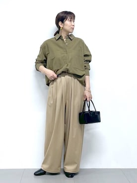 あべさん（レディース・159cm）の冬コーディネート