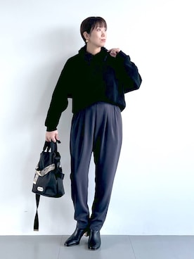 「アイテム（財布/小物）」を使った、あべさん（レディース・159cm・40代）の秋コーディネート