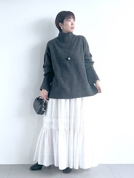 「BARNYARDSTORM（バンヤードストーム）のアイテム」を使った、あべさん（レディース・159cm）の秋コーディネート