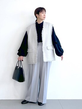 「アイテム（その他小物）」を使った、あべさん（レディース・159cm）の冬コーディネート