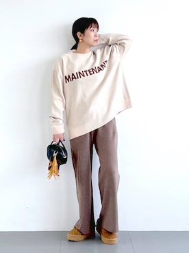 「アイテム（その他小物）」を使った、あべさん（レディース・159cm）の秋コーディネート