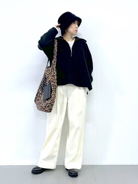 あべさん（レディース・159cm）の秋コーディネート