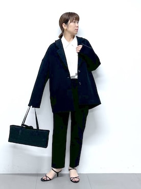 「The Bagmati（ザバグマティ）のアイテム」を使った、あべさん（レディース・159cm）の春コーディネート