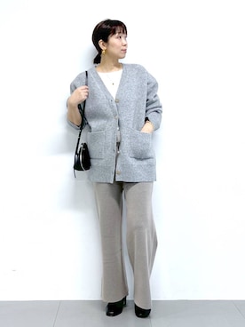 「アイテム（その他小物）」を使った、あべさん（レディース・159cm）の秋コーディネート