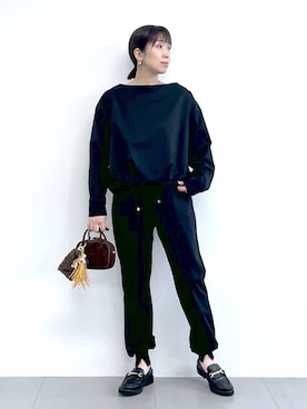 「アイテム（その他小物）」を使った、あべさん（レディース・159cm）の秋コーディネート